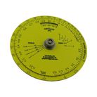 Calculateur de distance de tir jaune